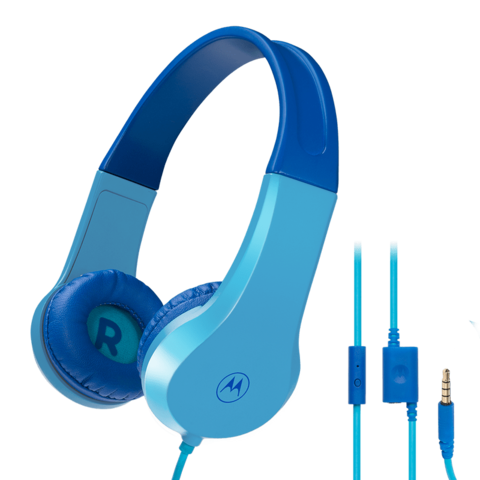 Motorola MOTO JR200 - Over-the-ear KID Headset (Blue)