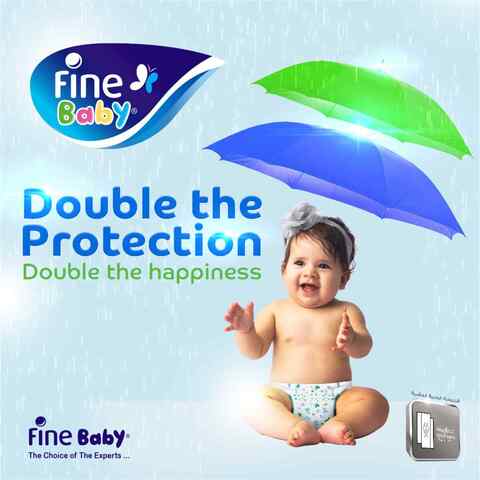 Fine Baby Diapers DoubleLock Technology Size 5 Maxi 11-18kg Mega Pack 70 diaper count