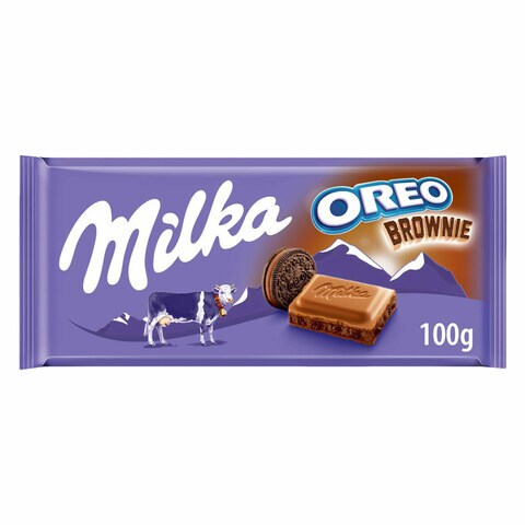 Milka Brownie Oreo Chocolate 100 Gram