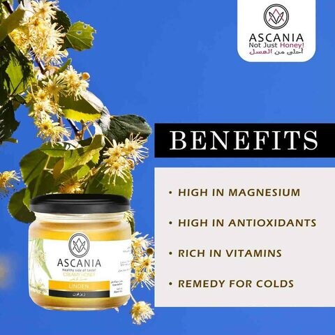 Ascania Creamy Honey With Linden 250g