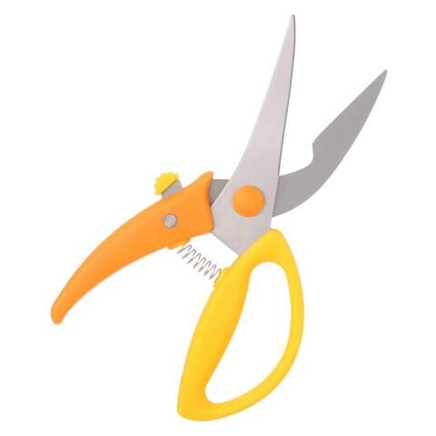 Qassim Stainless Steel Chicken Scissors - Yellow