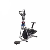 H PRO Elliptical Trainer and Exercise Bike with Seat and Easy Computer |Orbitrac Trainer with Twist plate| Cardio Cross Trainer| Home Office Fitness Workout Machine
