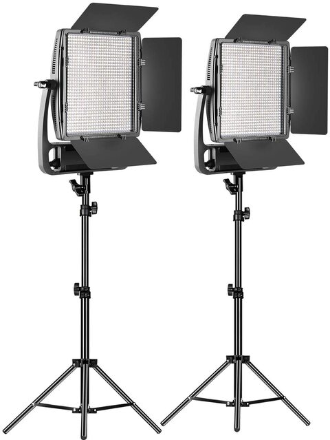 with APP Intelligent Control System/CRI97 Dimmable 3200-5600K fo YouTube Studio Photography/Outdoor Video Shooting Lighting GVM Dimmable Bi-Color 900D LED Video Light and Stand Lighting Kit 1 Packs 