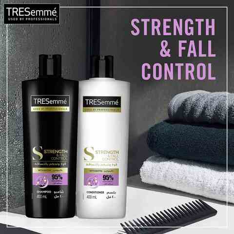 TRESemm&eacute; Strength &amp; Fall Control Shampoo With Biotin For 3X Stronger Hair 400ml