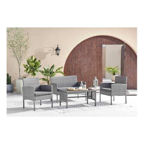 Resin wicker 2024 patio set