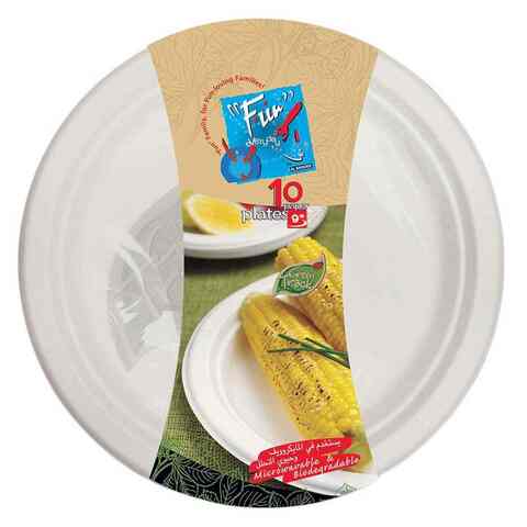 Fun Plates Paper Round 7&#39;&#39; 10 Pieces