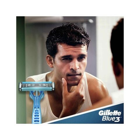 Gillette Blue3 Comfort Disposable Men&#39;s Razors 3 Count