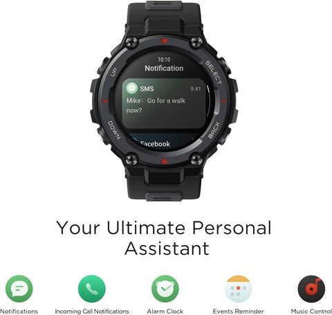 Amazfit T-Rex Pro - Military Grade Smartwatch and Activity Tracker 