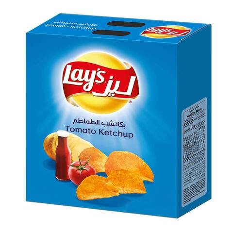 Lays Tomato Ketchup Potato Chips 21g &times;12 Pieces