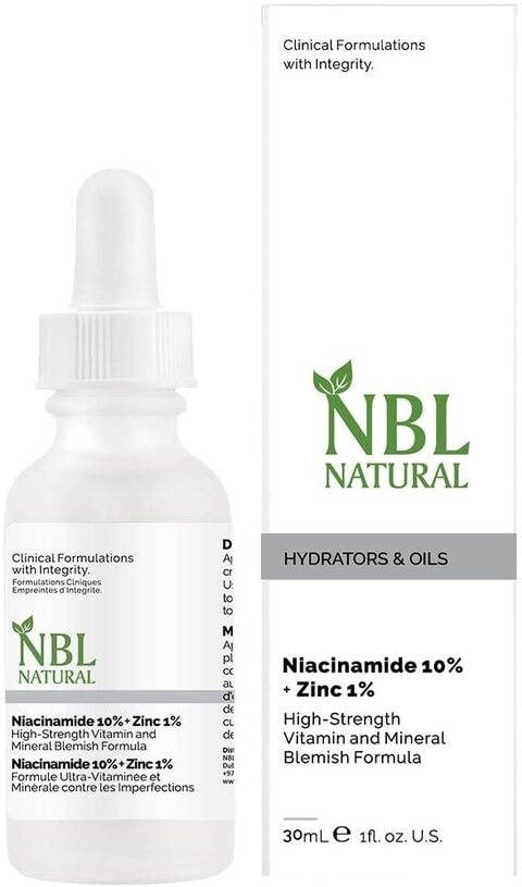 Buy NBL Natural Niacinamide 10% + Zinc 1% Serum for Face, Pore Reducer, 30ml in UAE