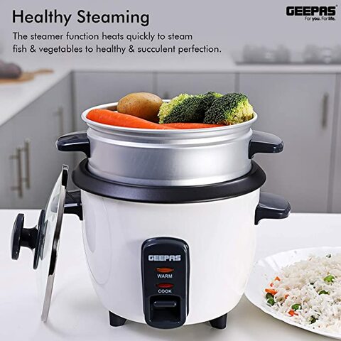 Geepas Electric Rice Cooker, 0.6L