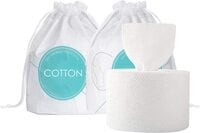 Aiwanto 2 Pack Face Cleaning Towel Tissue Cotton Tissue Reusable Tissue Makeu Remove Wet and Dry Wipes Soft Thickening for Skin(40 Sheets/Roll)