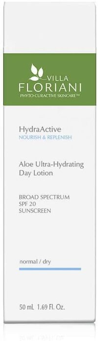 Villa Floriani Ultra Hydrating Day Lotion SPF20 - Aloe For Women - 1.69 Oz Moisturizer