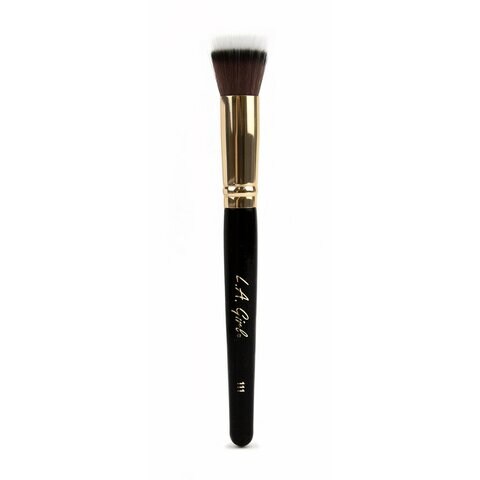 Buy L.A Girl Mini Stippling Brush Gpb111 Black 1Pcs in Saudi Arabia