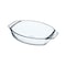 Pyrex Optimum Oval Roaster With Handle - 30 Cm - Clear
