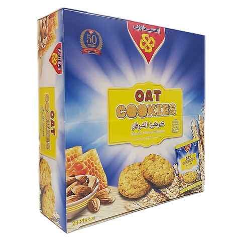 Al Seedawi Oat Cookies With Natural Honey And Almond 9g Pack of 24