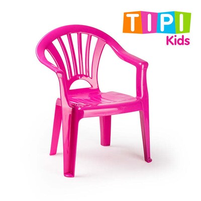 Pink deals clear chair