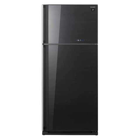 Sharp SJ-GV58A Double Door Refrigerator - 450 Liters - Black