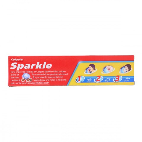 Colgate Sparkle Fluoride Toothpaste With Clove &amp; Pearl Powder 130 gr