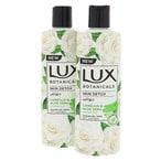 Buy Lux Botanicals Glowing Skin Camellia And Aloe Vera Shower Gel Green 250ml Pack of 2 in UAE