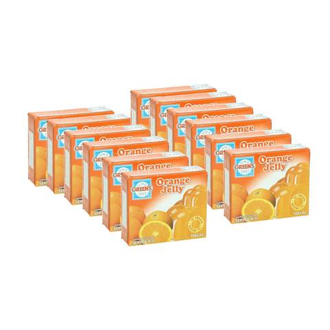 اشتري جرينز جيلي البرتقال 80 جرام × 12 في السعودية