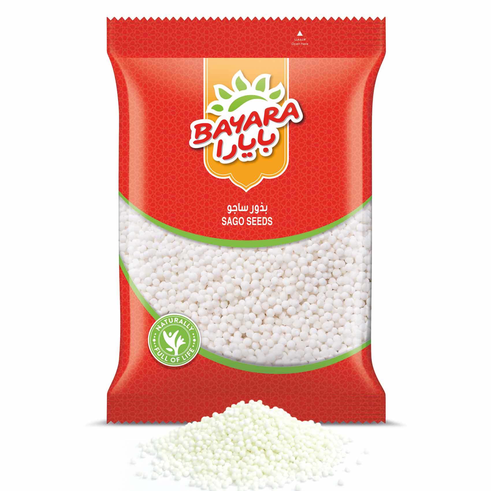 Buy Bayara Sago Seeds 400g Online - Shop Food Cupboard on Carrefour UAE