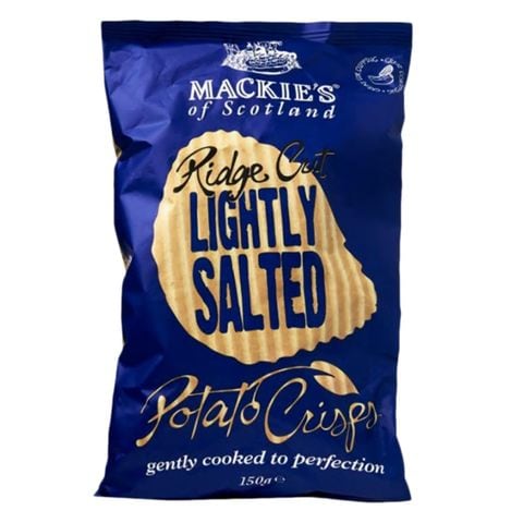 Mackies Ridge Cut Lightly Salted Crisps 150g