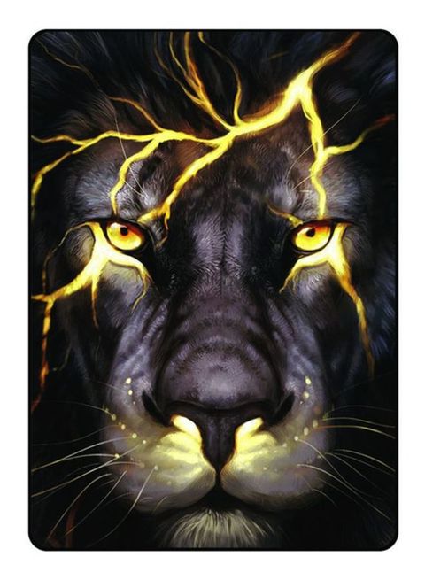 Buy Theodor - Lion Lightning Pattern Protective Case Cover For Apple iPad  Air 2  Grey/Gold/Black Online - Shop Smartphones, Tablets &  Wearables on Carrefour UAE