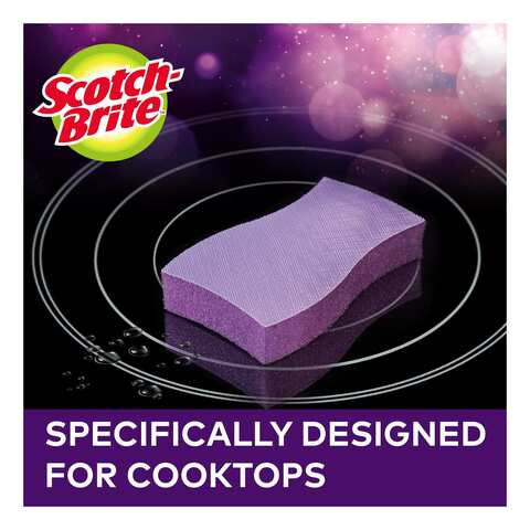 Scotch-Brite Glass Cooktop Pad Purple