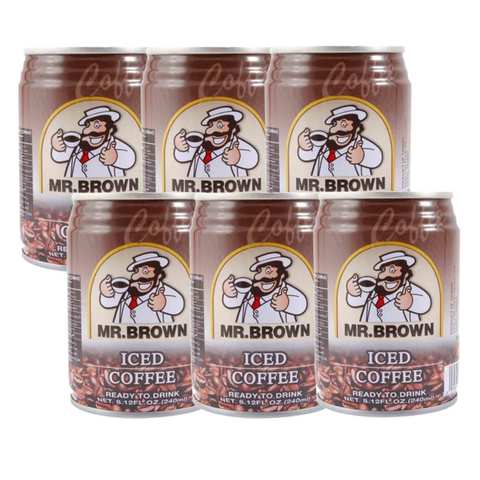 Mr.Brown Iced Coffee Drink 240 Ml 6 Pieces