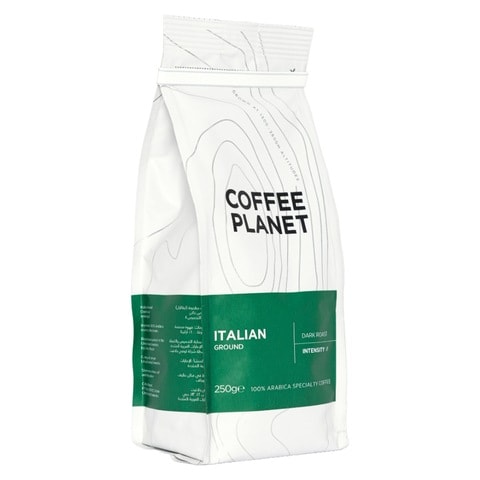 Coffee Planet Italian Dark Roast Ground Coffee 250g