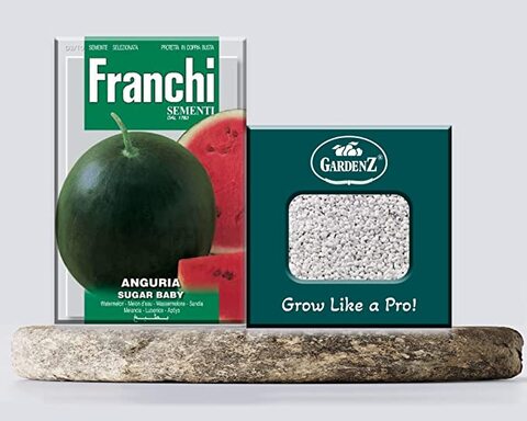 بذور البطيخ السكر للأطفال   موديل D310   الماركة FRANCHI   المنشأ إيطاليا + صندوق البيرلايت الزراعي (5 لتر) من GARDENZ