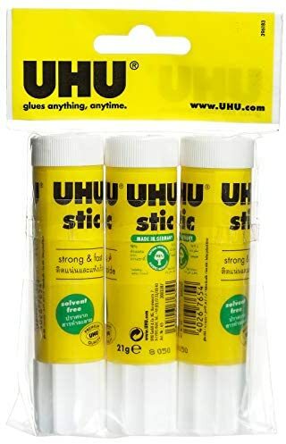 Buy UHU Stic Glue Stick White 8.2g 5 PCS Online - Shop Stationery & School  Supplies on Carrefour UAE