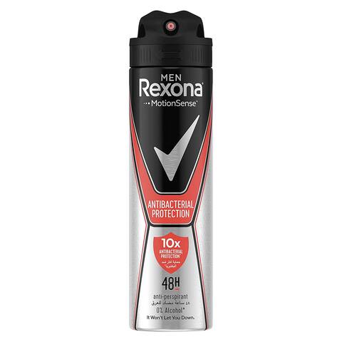 Buy Rexona Anti-Bacterial Protection Deodorant Spray for Men - 150ml in Egypt
