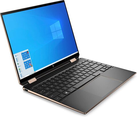HP Spectre X360 Convertible Laptop 14-EA0003NE, 13.5&quot; WUXGA+ Touchscreen, 11th Gen, Intel Core i7, 16GB RAM, 1TB SSD, Intel Iris Xe Graphics, Windows 10, EN-AR KB, 2Z0J4EA