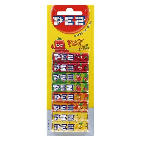 Pez Refills Fruit Mix 68 Gram 8 Pieces