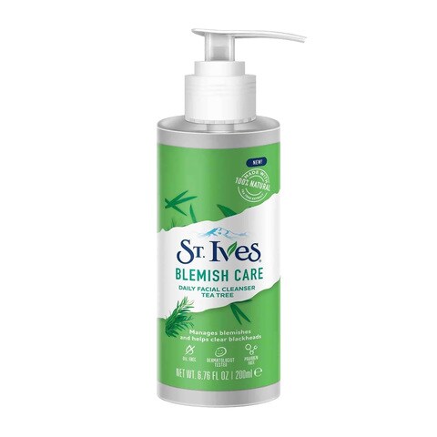 St. Ives Blemish Care Face Wash with Tea Tree Extracts Green 200ml