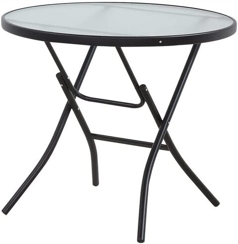 Collapsible store patio table