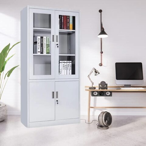 Filing cabinet online with doors