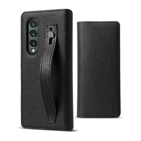 Ringke - Κάλυμμα θήκης Samsung Galaxy Z Fold 3 - Folio Signature EZ Strap- Μαύρο