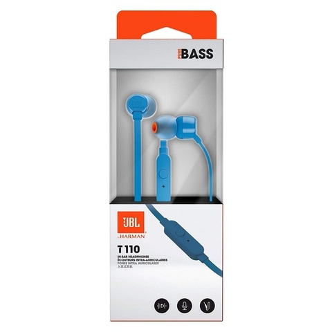 Auriculares In-ear Jbl Tune T110 Blue — AMV Store