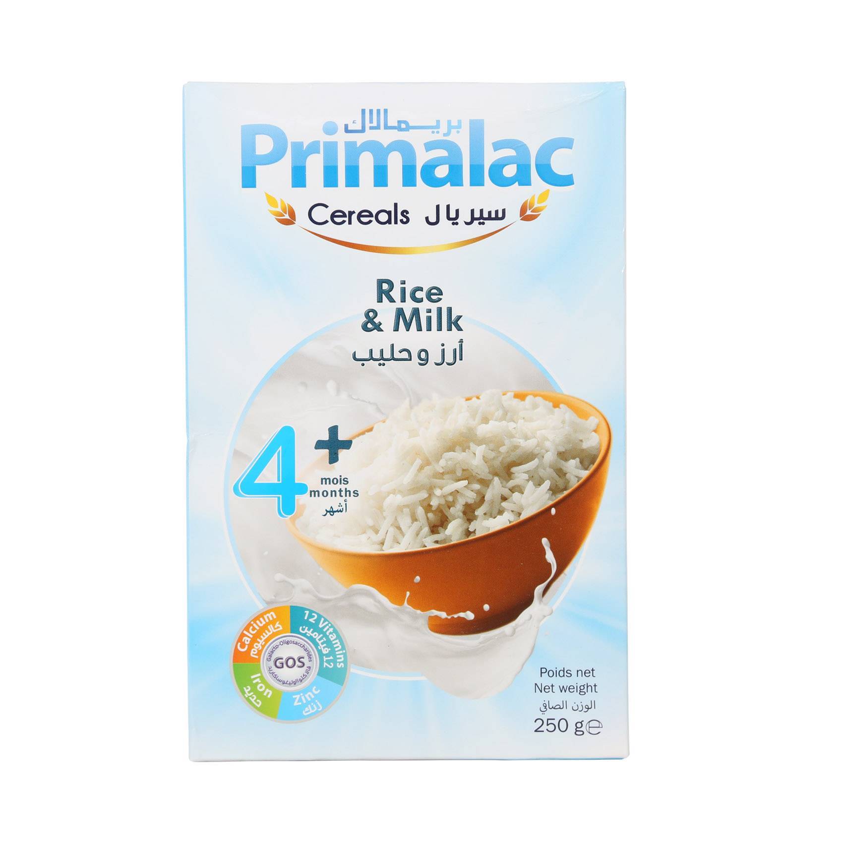 Buy Primalac Cereals Rice & Milk 250g