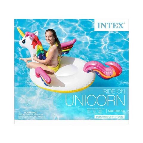 Intex Unicorn Inflatable Pool Float Multicolour