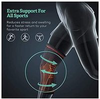 Lushh Knee Brace Support for Sports, Running, Jogging, BasketBall, Joint Pain Relief, Arthritis and Injury Recovery&amp;More, Size XXL (2pcs set)