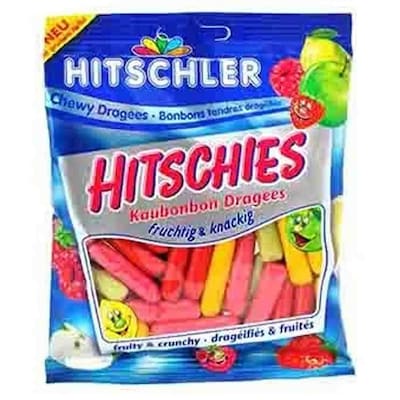 hitschies fruit gum strings strawberry 125g / 4.4 oz