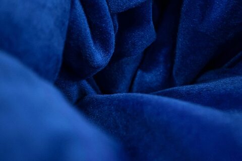 Luxe Decora Soft Suede Velvet Bean Bag Cover Only (Medium, Royal Blue)