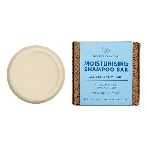 The Camel Soap Factory Peppermint And Orange Moisturising Shampoo Bar White 70g