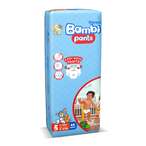 Buy Sanita Bambi Diaper Pants Size 5 Extra Large 12-18kg Jumbo Pack Blue 44 Diapers in UAE