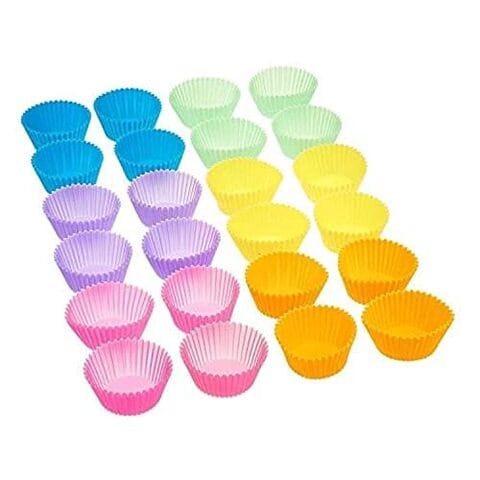 7cm Silicone Cupcake Liners Mold Muffin Cases Muti Round Shape Cup