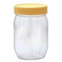 Sunpet Plastic Storage Jar Clear/Yellow 300ml